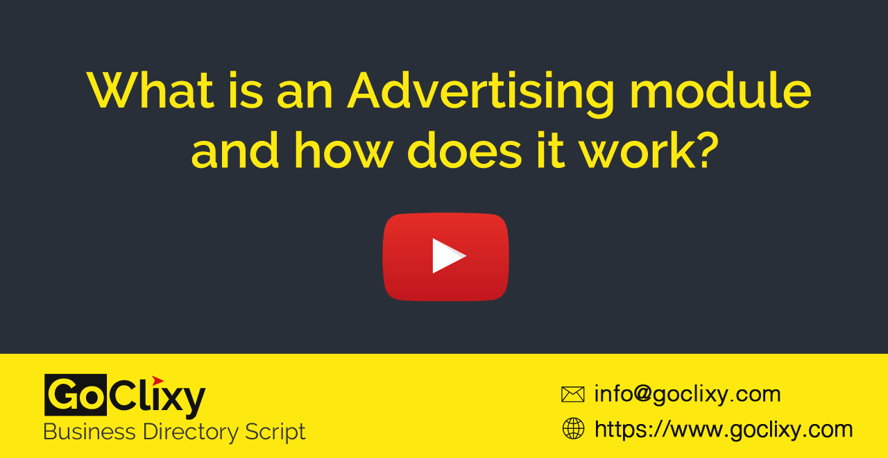 What is an Advertising module and how does it work?